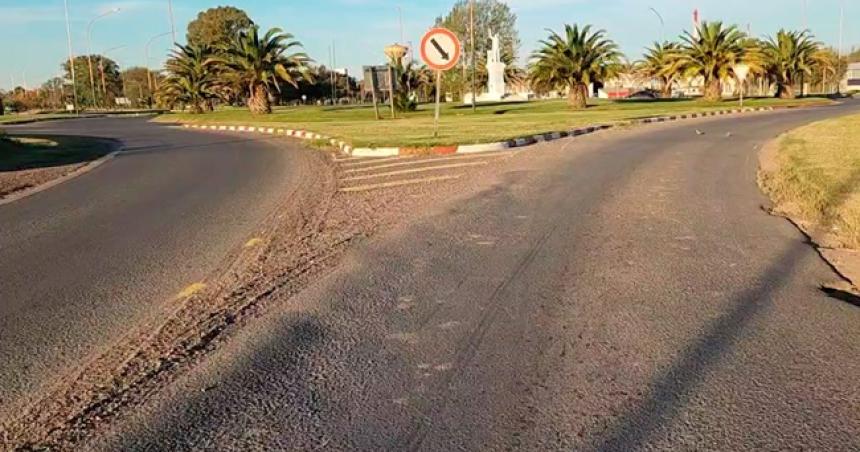 Un motociclista grave por un choque pero no hay rastros de la moto 