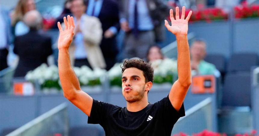 Francisco Ceruacutendolo sigue encendido- vencioacute a Jarry y avanzoacute en el Masters 1000 de Roma